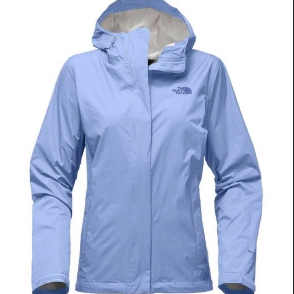 North Face Venture 2 Light Blue Rain Jacket